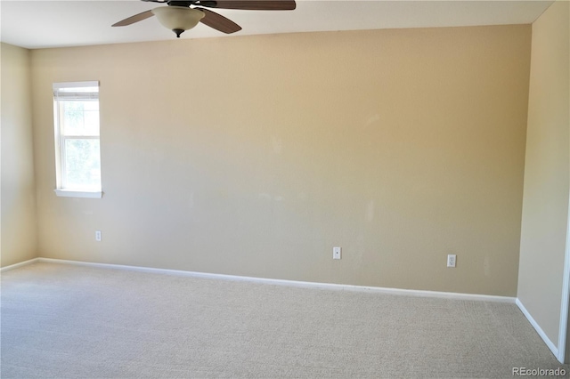 4788 Laurelglen Ln, Highlands Ranch, CO 80130 - carpeted spare room with a ceiling fan and baseboards