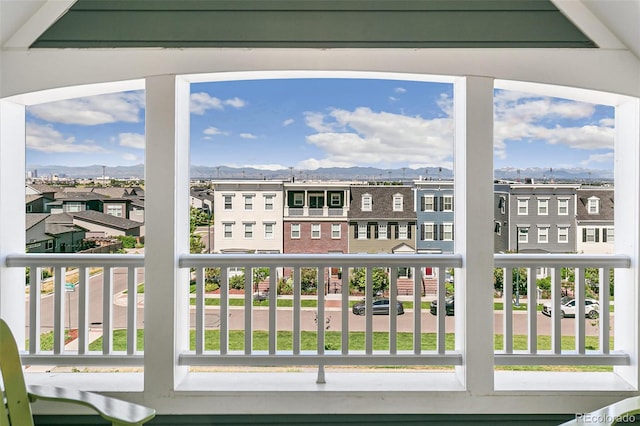 5880 Beeler Ct, Denver, CO 80238 - balcony with a mountain view and a residential view