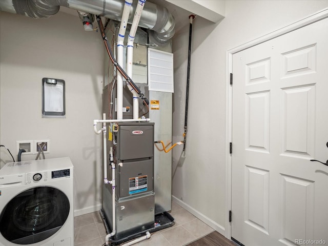 interior space featuring washer / clothes dryer