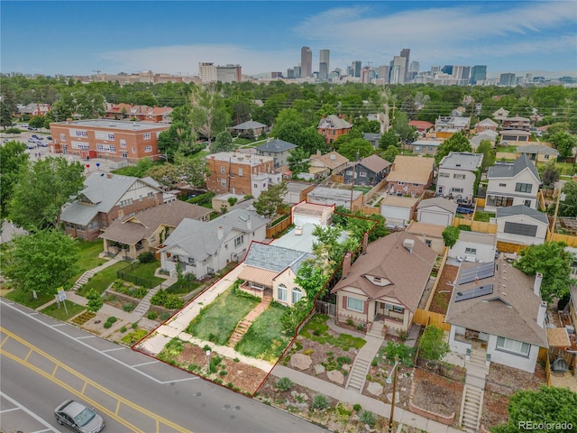 2421 N York St, Denver, CO 80205 - drone / aerial view of city skyline