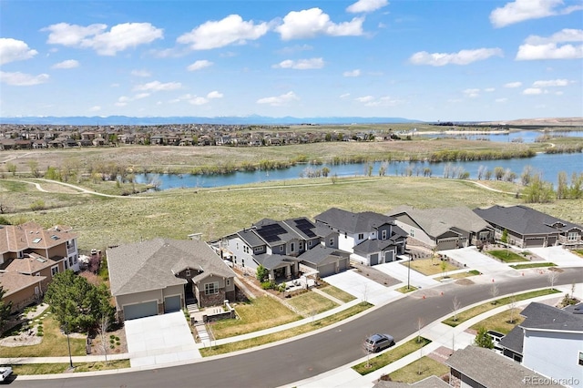 27381 E Lakeview Dr, Aurora, CO 80016 - aerial view of residential area with a large body of water