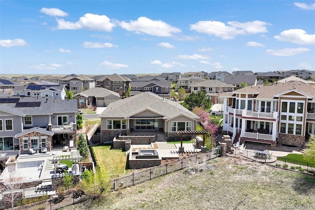 27381 E Lakeview Dr, Aurora, CO 80016 - aerial view of residential area