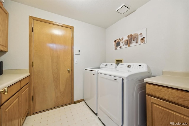 5134 S Ouray Ct, Centennial, CO 80015 - washroom with cabinet space, independent washer and dryer, and light floors
