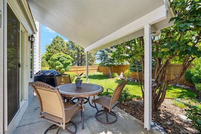 5134 S Ouray Ct, Centennial, CO 80015 - view of patio / terrace with outdoor dining area