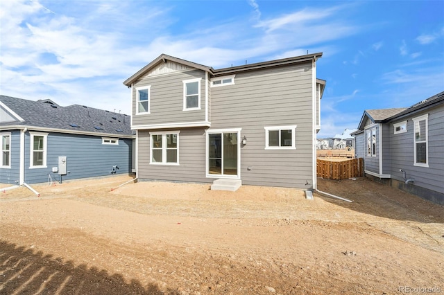 view of rear view of house