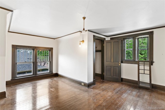 120 E Espanola St, Colorado Springs, CO 80907 - unfurnished room with wood-type flooring and ornamental molding