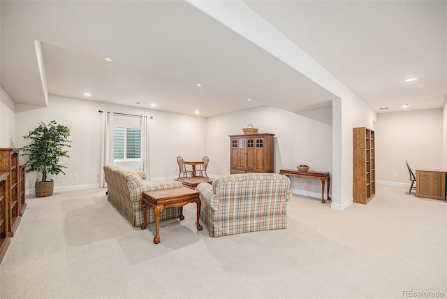 3406 Quicksilver Rd, Frederick, CO 80516 - living area with light carpet and recessed lighting