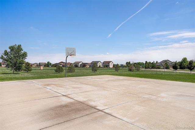 3406 Quicksilver Rd, Frederick, CO 80516 - view of sport court with community basketball court and a lawn