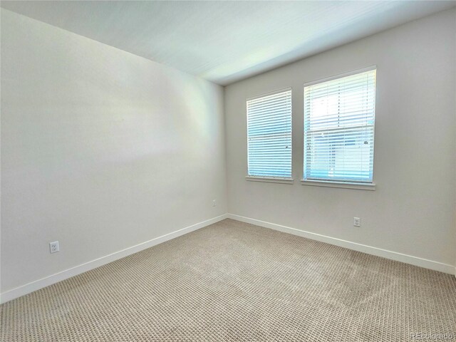 unfurnished room featuring carpet flooring