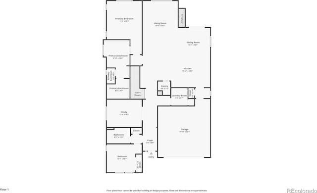 5134 Queen Ct, Arvada, CO 80002 - view of floor plan / room layout