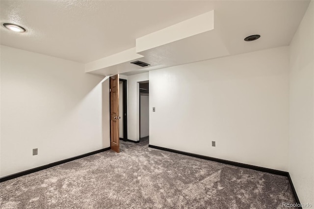 12013 W 56th Cir, Arvada, CO 80002 - finished basement featuring carpet floors and a textured ceiling