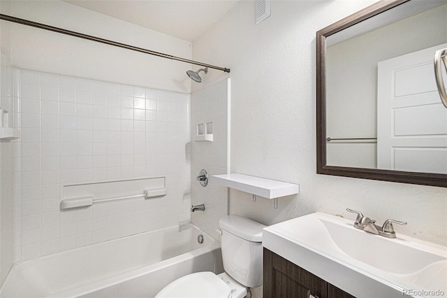 5048 N Andes St, Denver, CO 80249 - bathroom with tub / shower combination and vanity