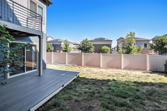 5048 N Andes St, Denver, CO 80249 - view of yard with a residential view and a deck