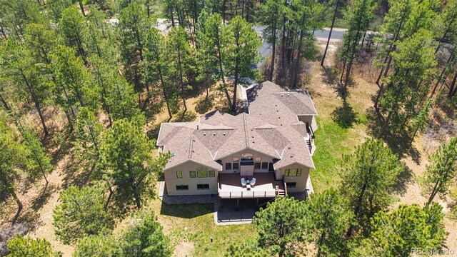 view from above of property