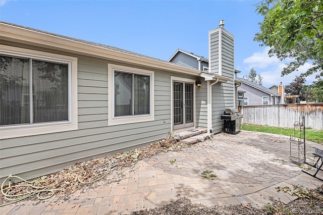 back of house featuring a patio area