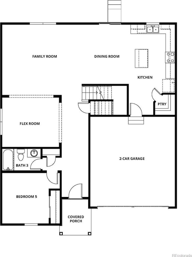 979 Cascade Falls St, Severance, CO 80550 - view of floor plan / room layout