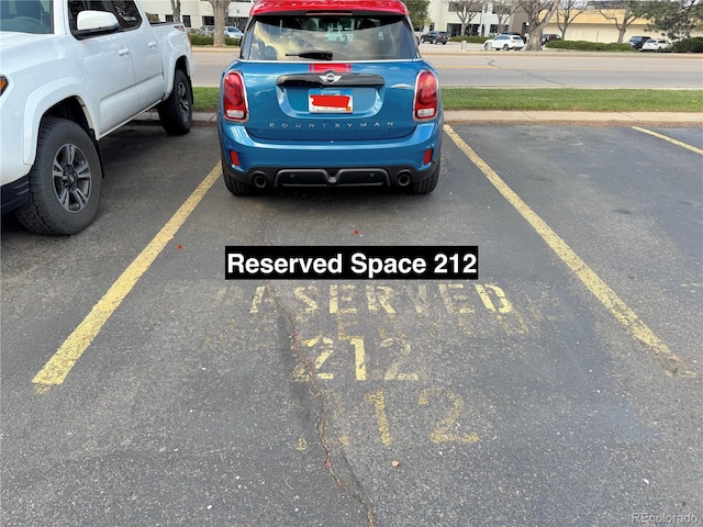 view of uncovered parking lot