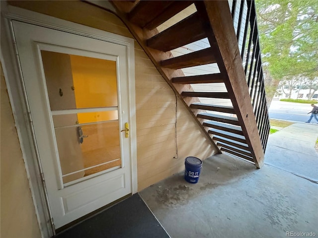 view of exterior entry