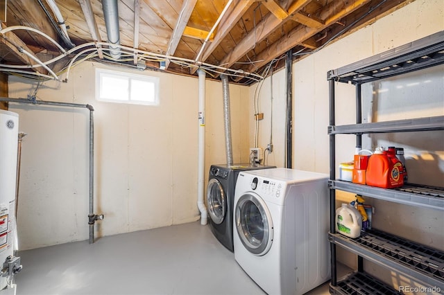 laundry room with laundry area and washing machine and dryer
