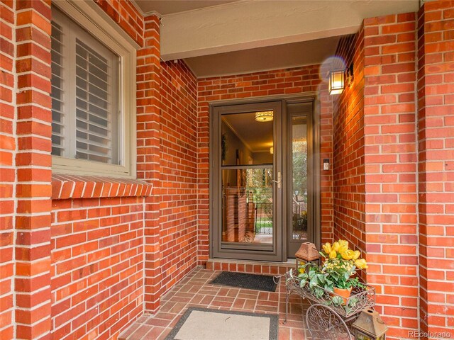 3481 S Race St, Englewood, CO 80113 - property entrance with brick siding