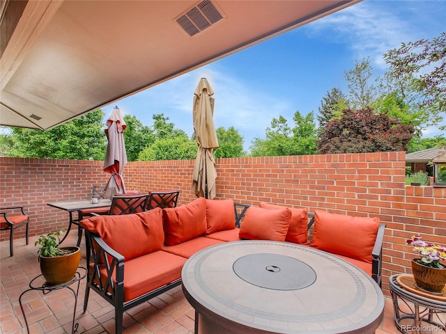 3481 S Race St, Englewood, CO 80113 - view of patio / terrace featuring outdoor lounge area