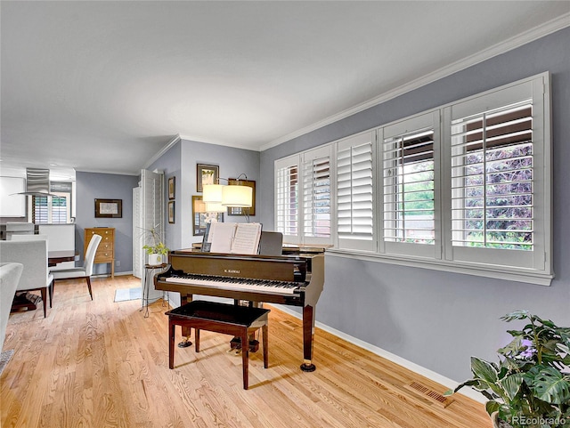 3481 S Race St, Englewood, CO 80113 - sitting room with ornamental molding and wood finished floors