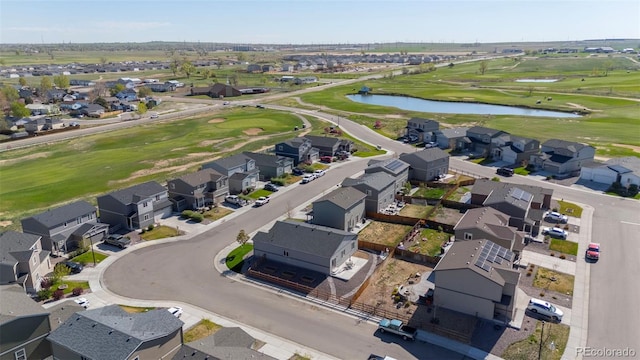 1868 Homestead Dr, Fort Lupton, CO 80621 - aerial overview of property's location with a local golf course, a nearby body of water, and nearby suburban area