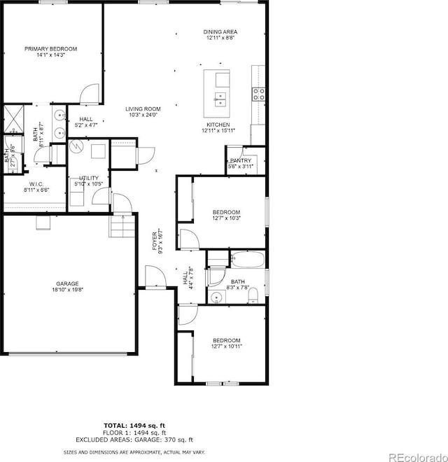 1868 Homestead Dr, Fort Lupton, CO 80621 - room layout