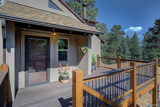 28051 Camel Heights Cir, Evergreen, CO 80439 - view of deck