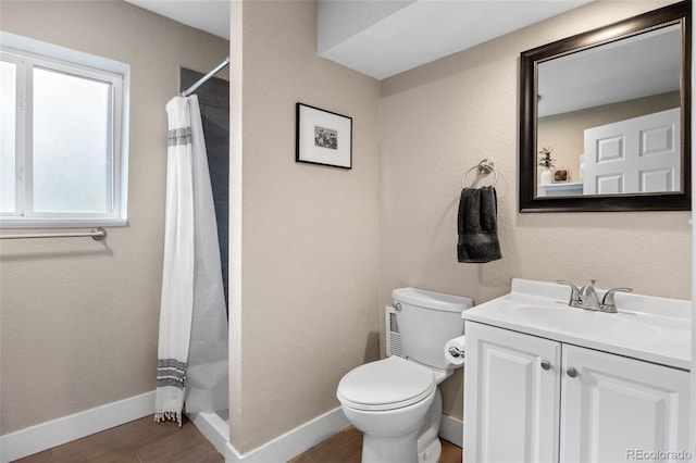 12705 W Chenango Ave, Morrison, CO 80465 - bathroom featuring vanity and a shower with shower curtain