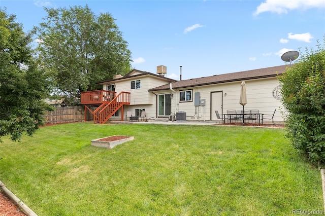 12705 W Chenango Ave, Morrison, CO 80465 - back of house with a patio, a deck, and stairs