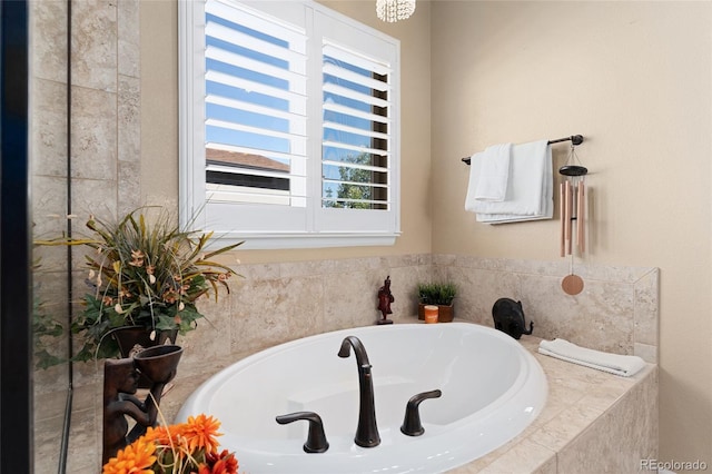 3278 Ghost Dance Dr, Castle Rock, CO 80108 - full bathroom with a garden tub