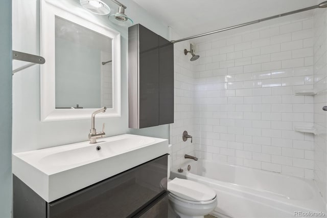 720 16th St Unit 306, Denver, CO 80202 - full bathroom featuring toilet, bathing tub / shower combination, and vanity