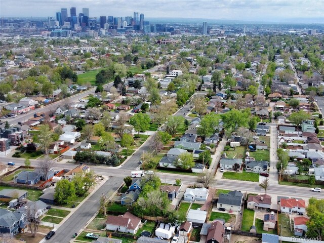 aerial view of property's location with nearby suburban area and nearby urban area