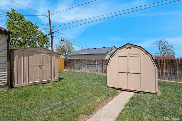 2235 W 46th Ave, Denver, CO 80211 - fenced backyard with a storage unit