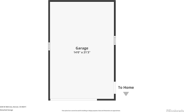 2235 W 46th Ave, Denver, CO 80211 - view of room layout