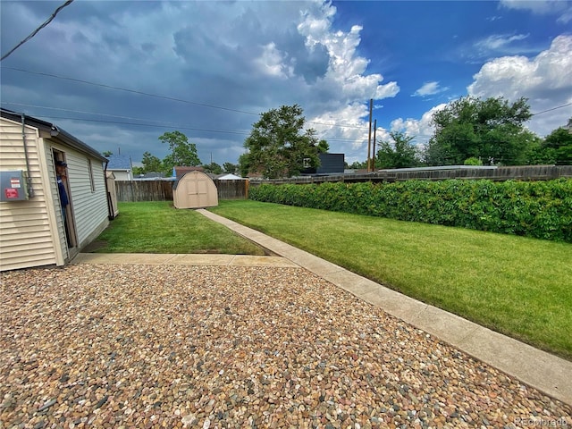 2235 W 46th Ave, Denver, CO 80211 - fenced backyard with a storage unit