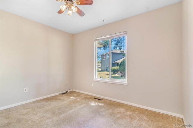 7887 York St Unit 1, Denver, CO 80229 - carpeted spare room with baseboards and ceiling fan