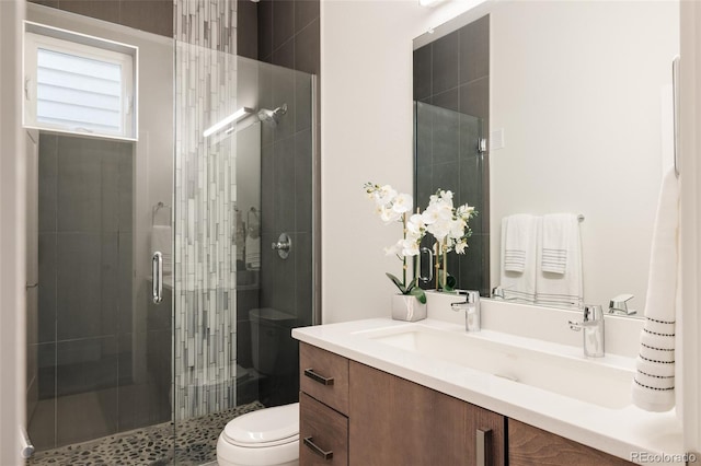 3308 W 17th Ave, Denver, CO 80204 - full bathroom featuring vanity and a stall shower