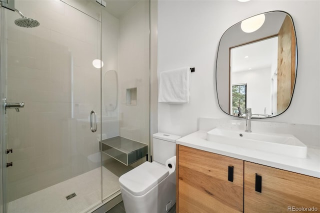 365 Bow Mountain Rd, Boulder, CO 80302 - full bathroom with vanity and a shower stall