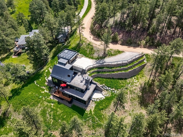 365 Bow Mountain Rd, Boulder, CO 80302 - view from above of property