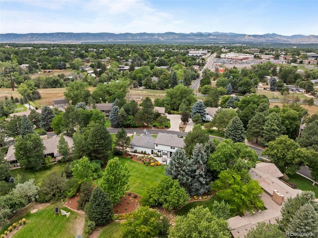 5698 Green Oaks Dr, Greenwood Village, CO 80121 - aerial view of residential area with a mountainous background