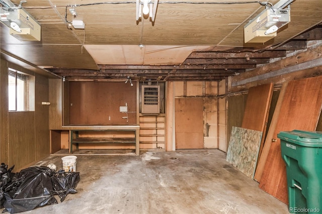 1195 Boston St, Aurora, CO 80010 - below grade area with wood walls