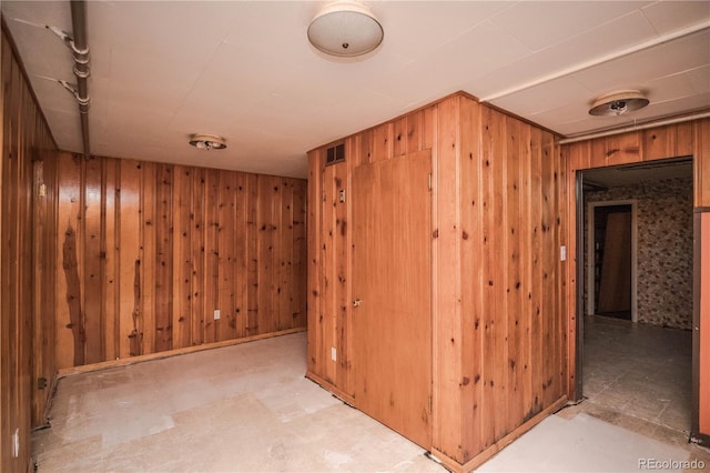 1195 Boston St, Aurora, CO 80010 - finished below grade area with wood walls