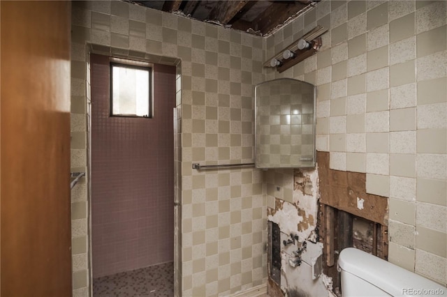 1195 Boston St, Aurora, CO 80010 - bathroom with toilet and tiled shower