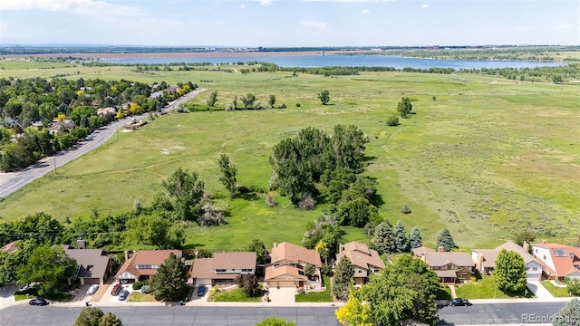 11241 E Cimmarron Dr, Englewood, CO 80111 - aerial perspective of suburban area featuring a large body of water
