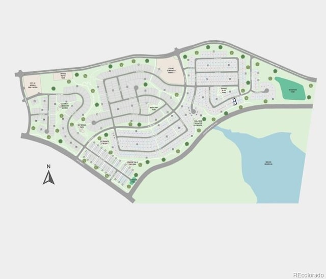 16498 W 92nd Pl, Arvada, CO 80007 - map of parcels