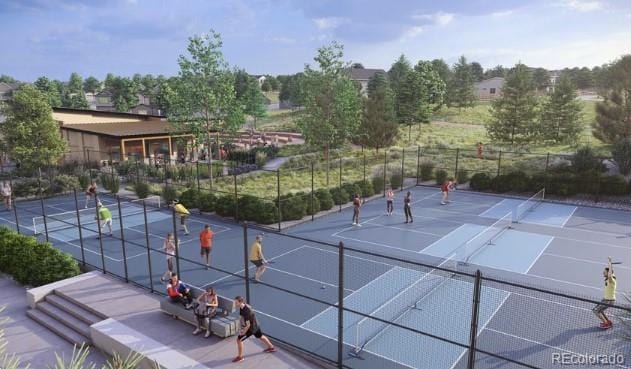 16498 W 92nd Pl, Arvada, CO 80007 - view of tennis court