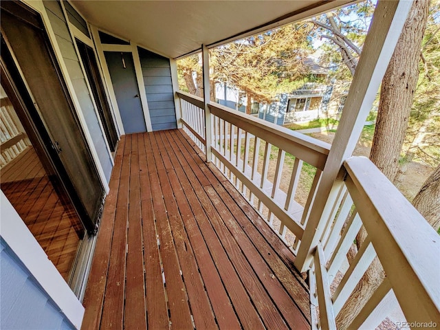 view of deck