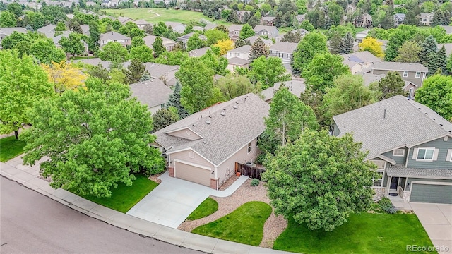 1229 Berganot Trl, Castle Pines, CO 80108 - aerial perspective of suburban area